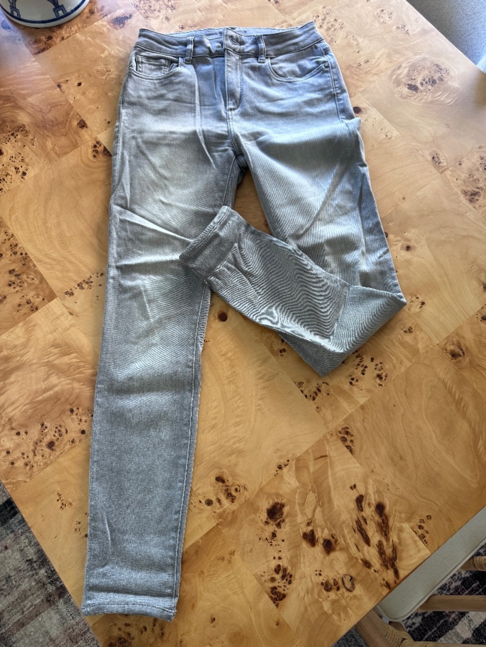 DL 1962 Light Grey Skinny Jeans - Florence- Size 27